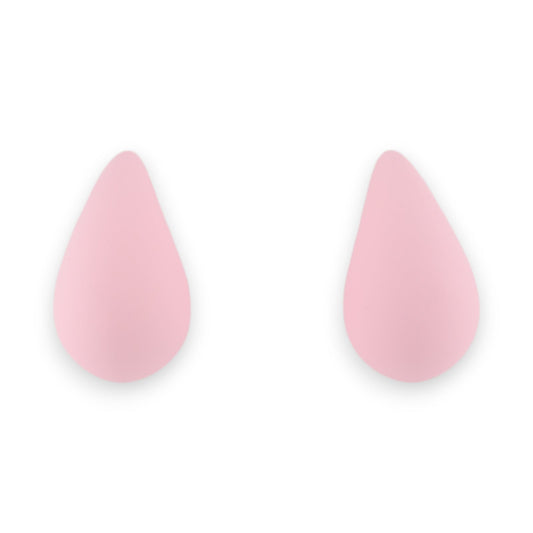 Sanfte rosa Tropfenohrringe