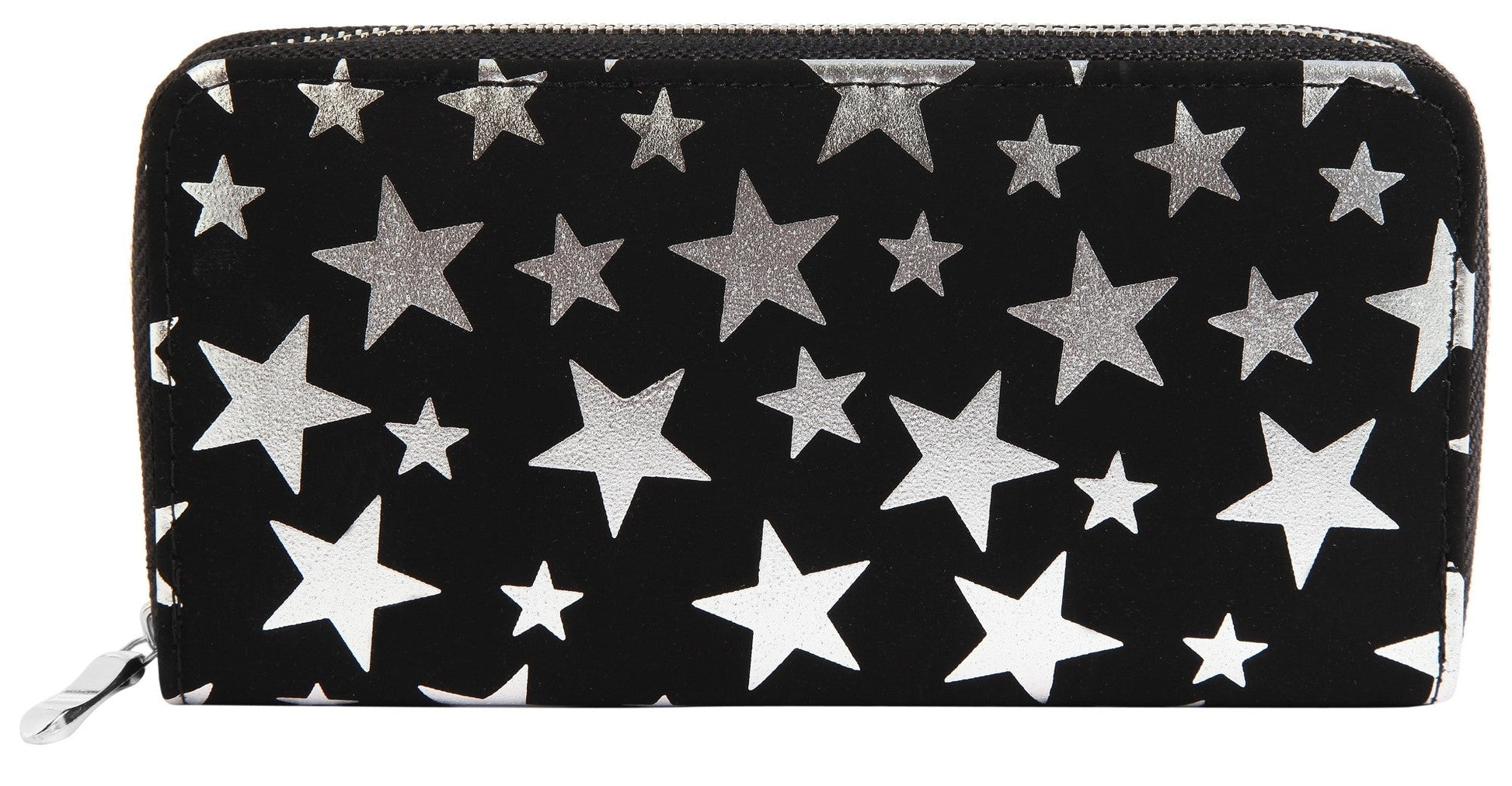Damen-Geldbörse mit Silbernen Sternen