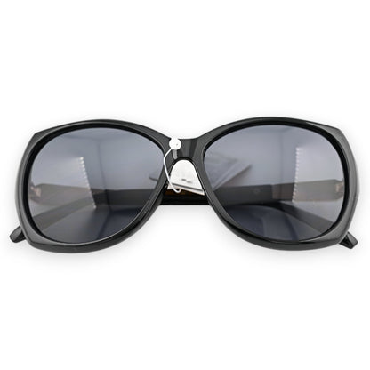 Sonnenbrille, großes Modell, golden verzierte Bügel