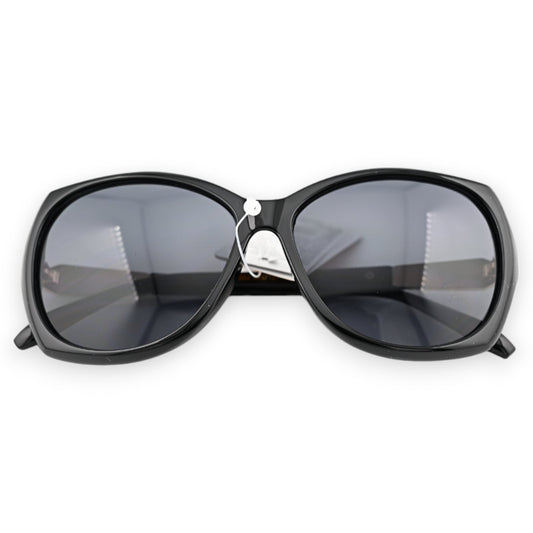 Sonnenbrille, großes Modell, golden verzierte Bügel