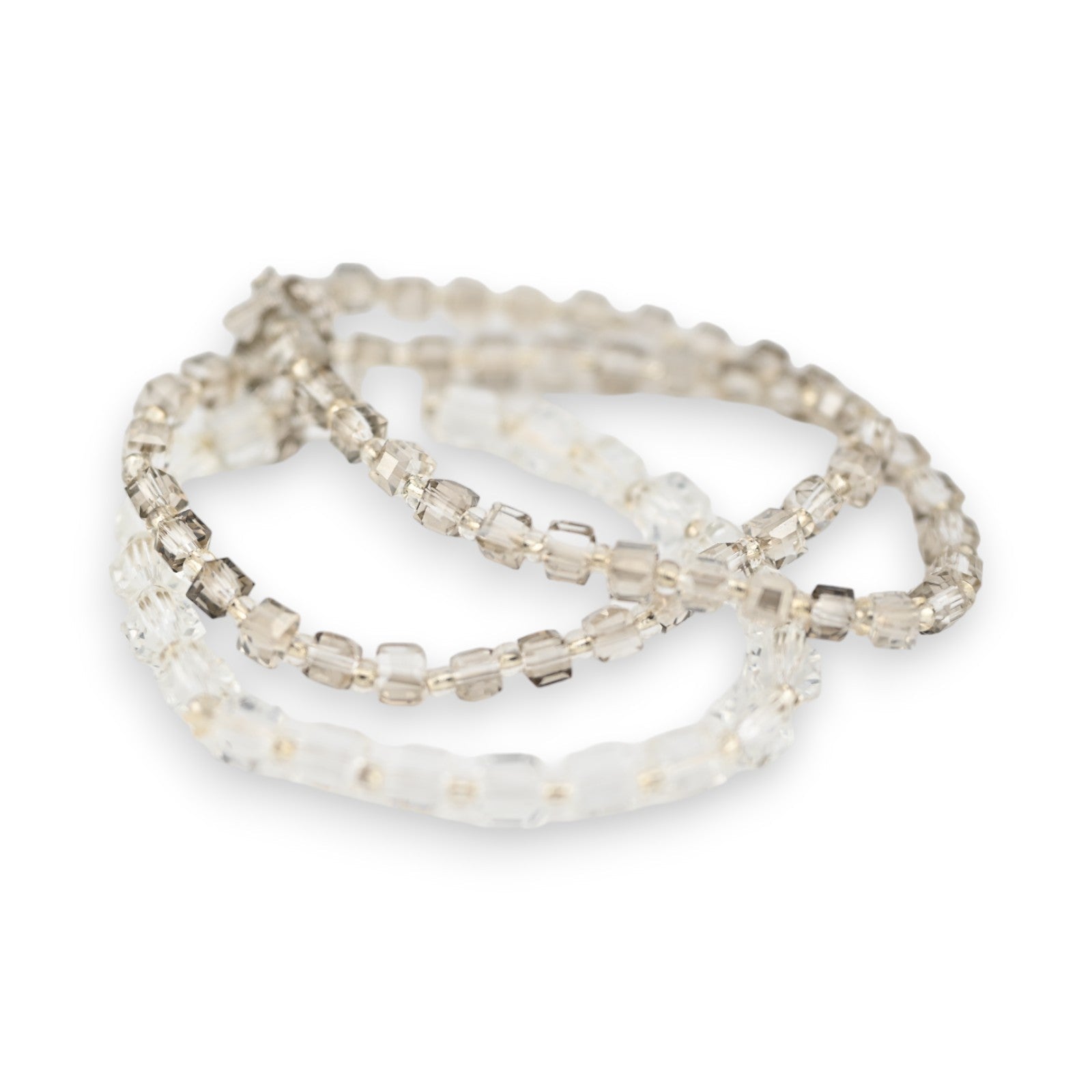Set mit 3 elastischen Modeschmuck-Armbändern von Ikita