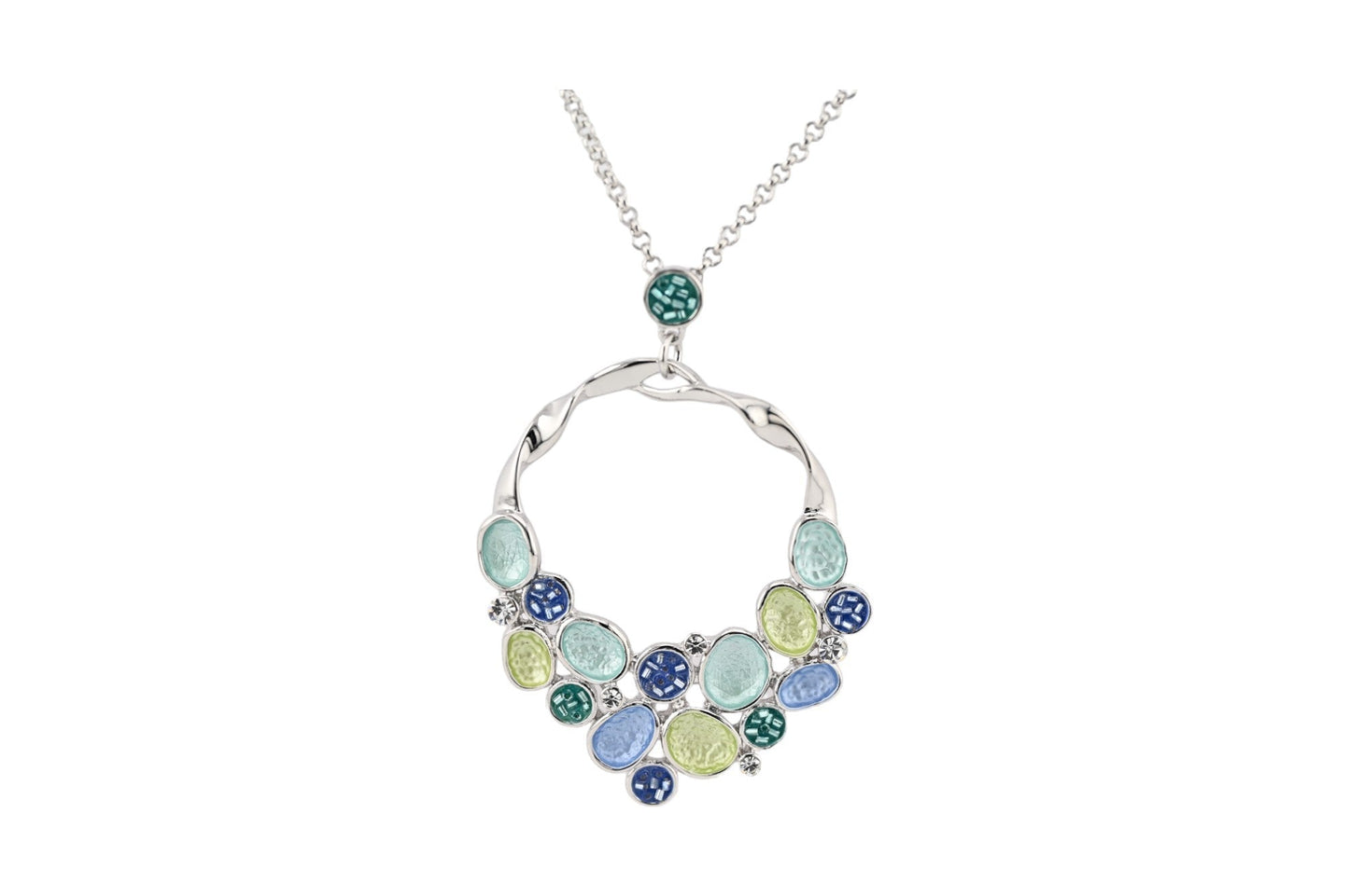 Blaue Wabenkette von Ikita