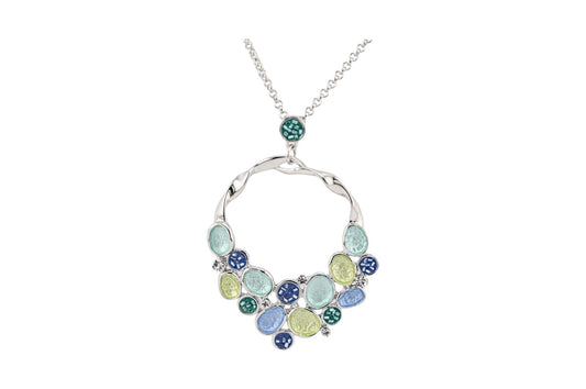 Blaue Wabenkette von Ikita