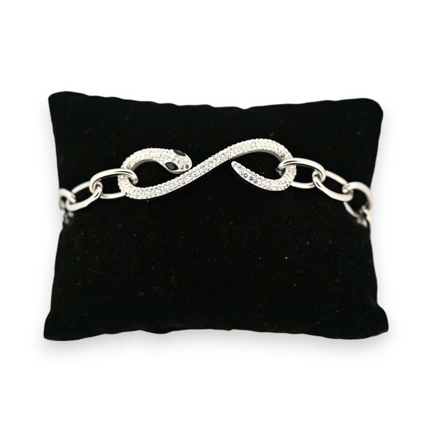 Stahlarmband silberne Kette Schlangenstrass