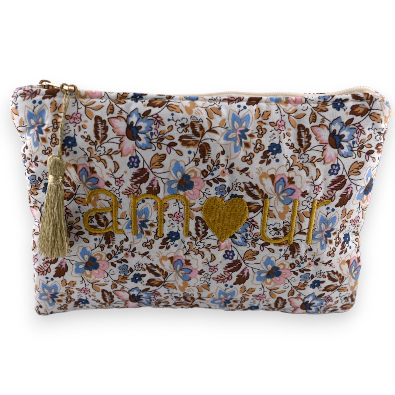Stofftasche Liebe mit pastel Blumenmuster