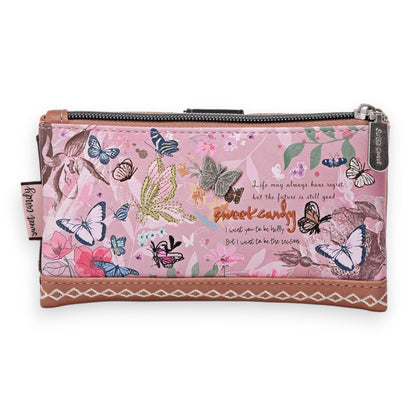 Geldbörse Sweet & Candy Schmetterlingsgarten rosa