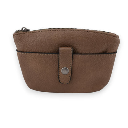 Synthetisches Geldbörse in Taupe