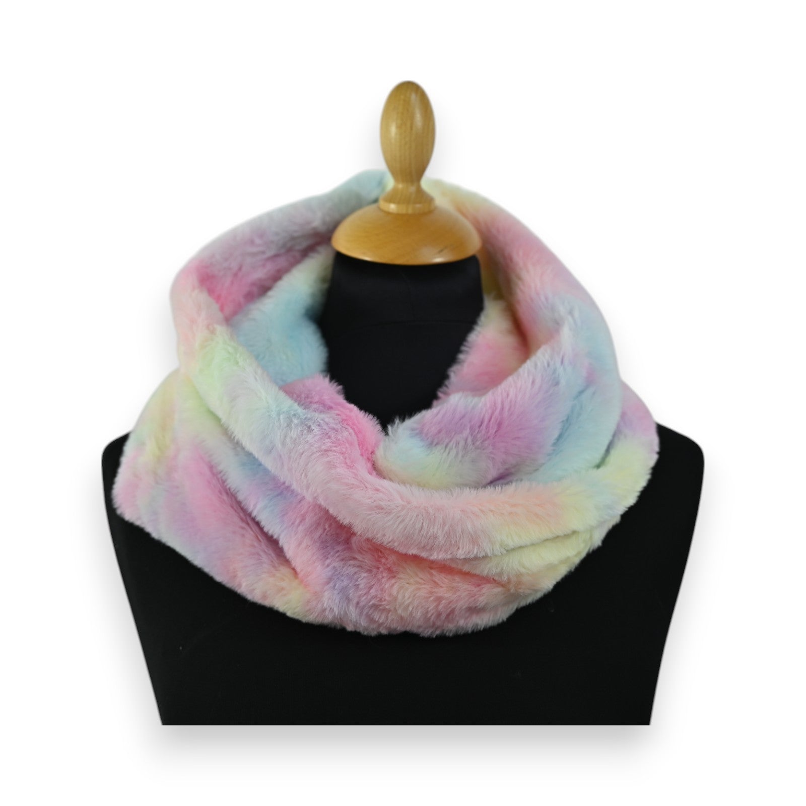Ultraweicher Regenbogen-Loop-Schal
